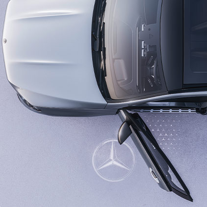 Mercedes-Benz GLE SUV Einstiegsbeleuchtung
