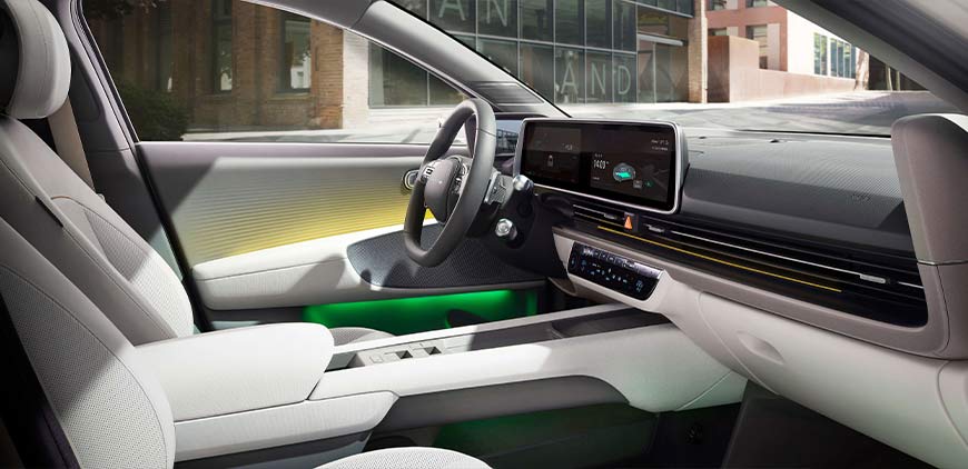 Hyundai IONIQ 6 Interior Ambiente-Beleuchtung mit Speed Sync Light
