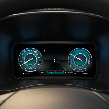 Hyundai Kona Elektro digitales Amaturenbrett