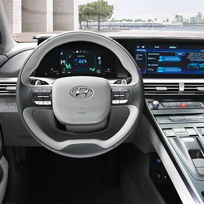 Hyundai Nexo Wasserstoff-Fahrzeug Multifunktionslenkrad