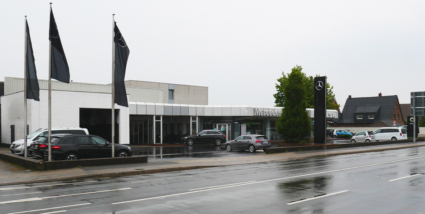 Mercedes-Benz Beresa Standort Nordhorn Außenansicht