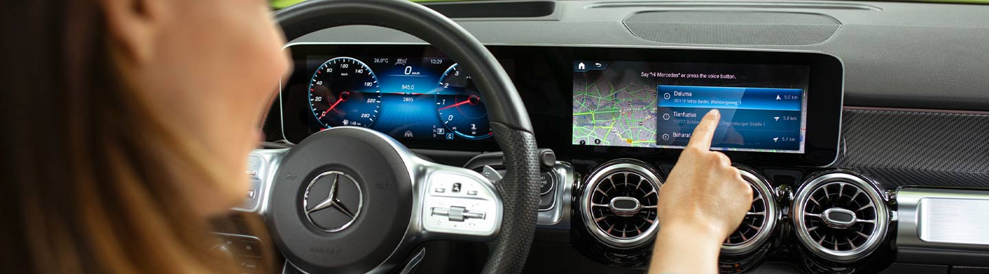 Mercedes-Benz MBUX Multimediasystem Navigationsansicht