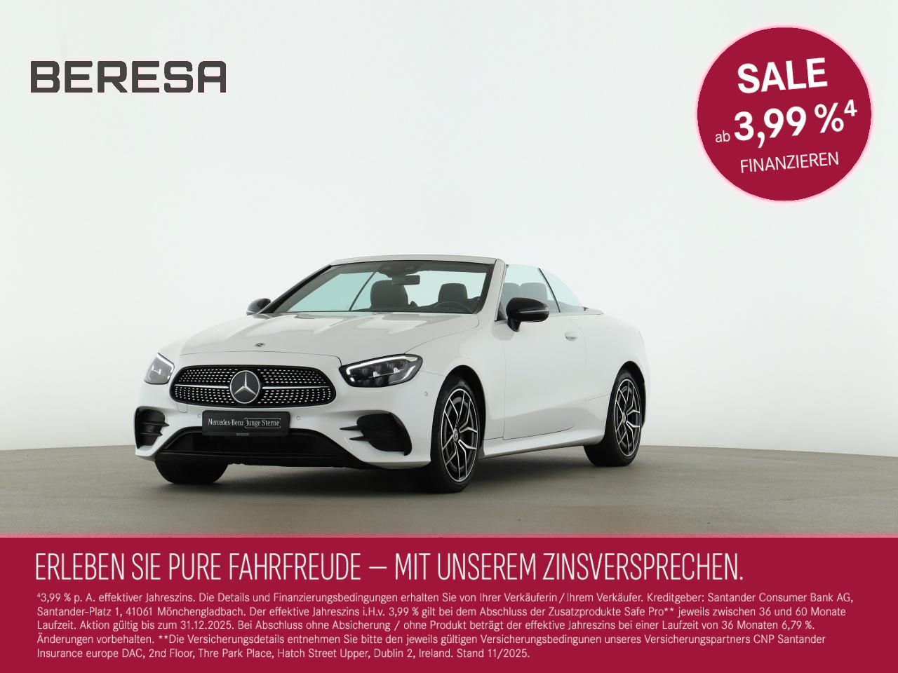 E 300 d 4M Cabriolet AMG Night Massage Distronic