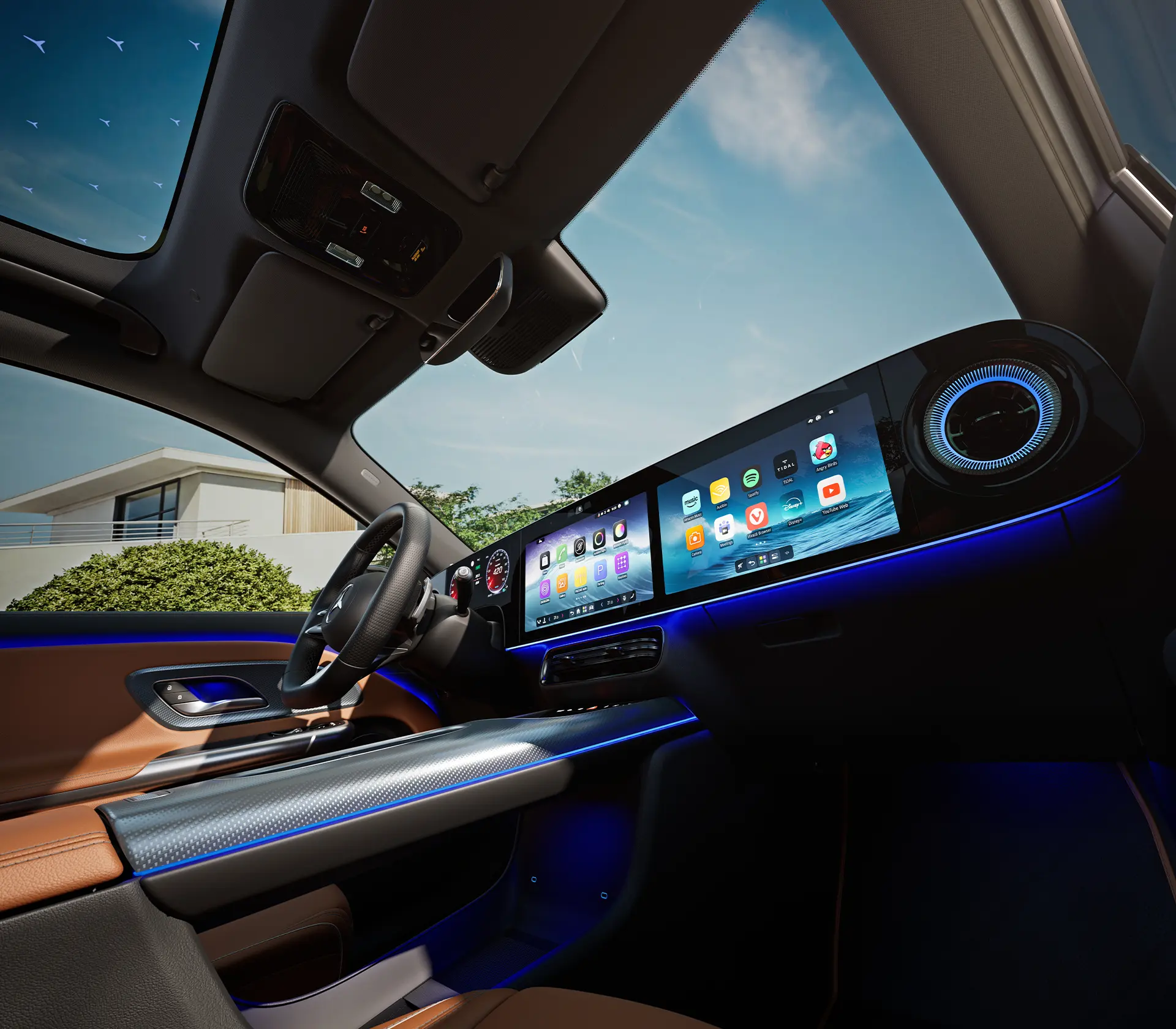 der Hyperscreen des GLB