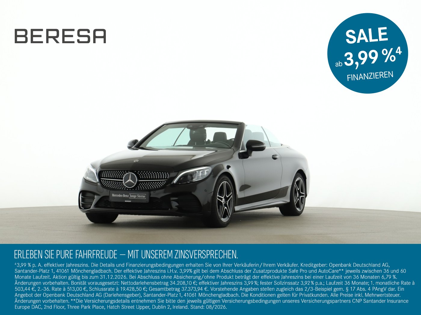 Mercedes-Benz C — Mercedes-Benz C 300 d Cabriolet AMG Night Comand Distronic
