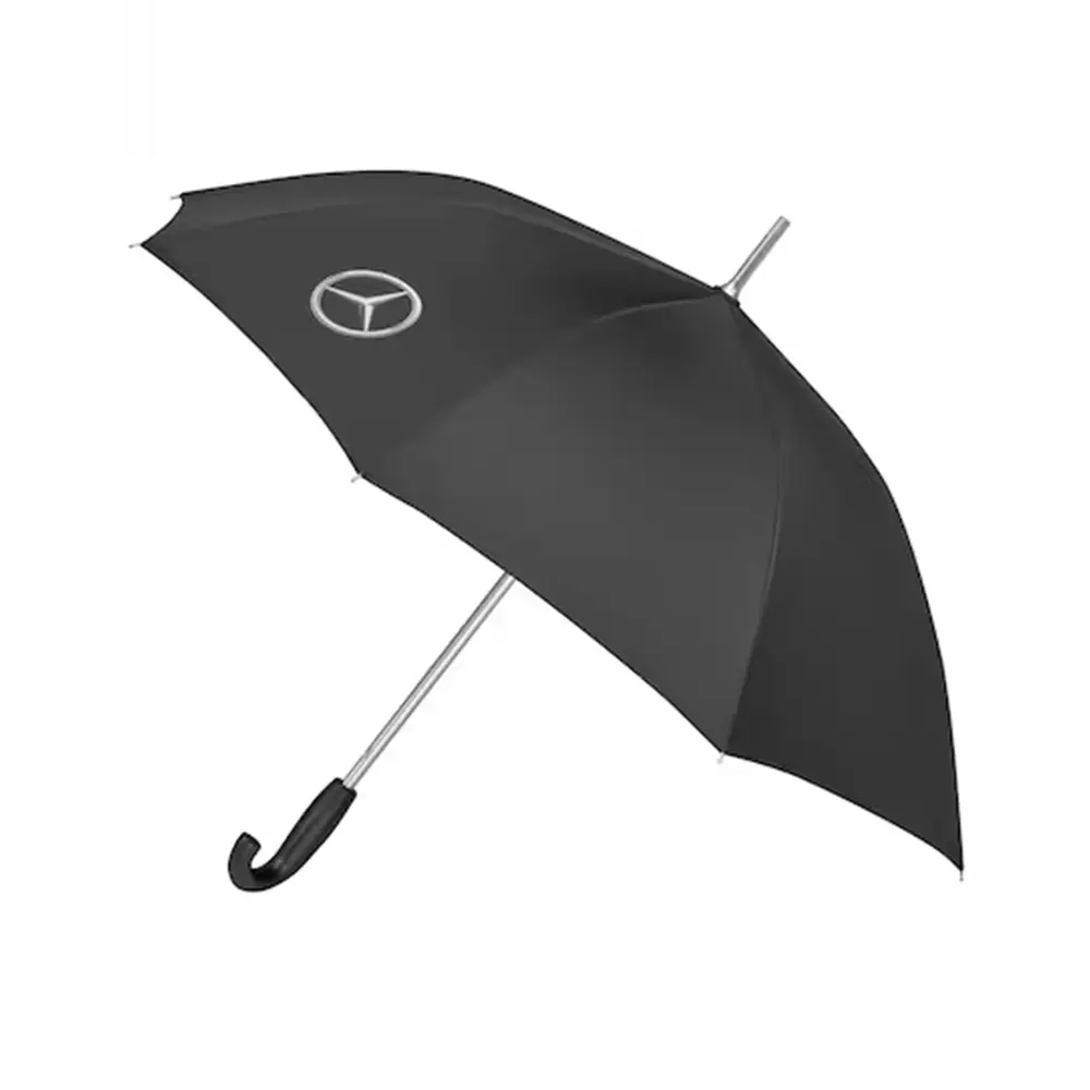 Mercedes-Benz Stockschirm schwarz Aluminium Polyester mit Windproof Funktion