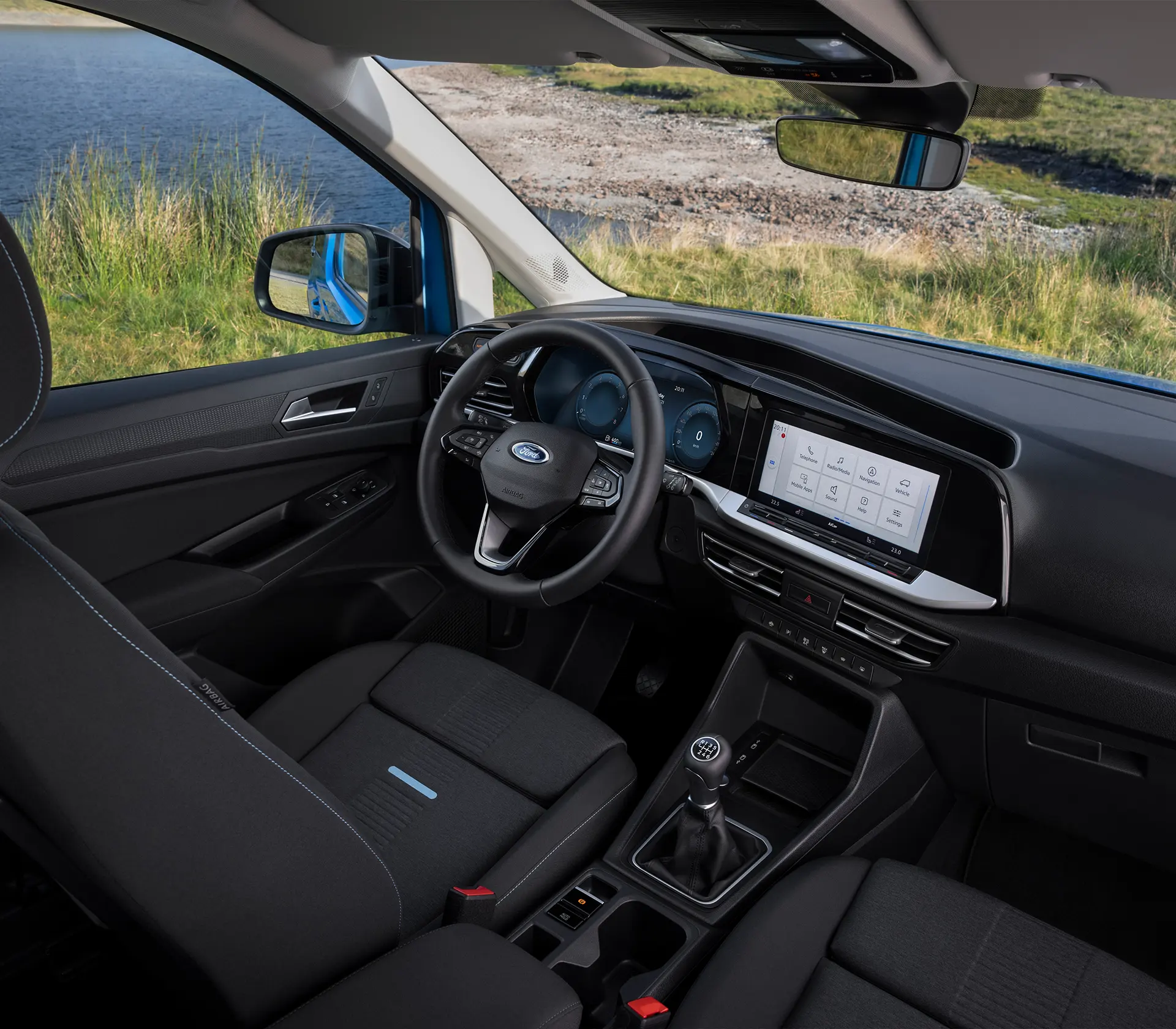 Das Interieur des Ford Tourneo-Connect