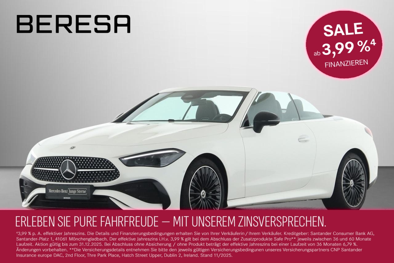 CLE 220 d Cabriolet AMG Night AHK Memory 19 Zoll