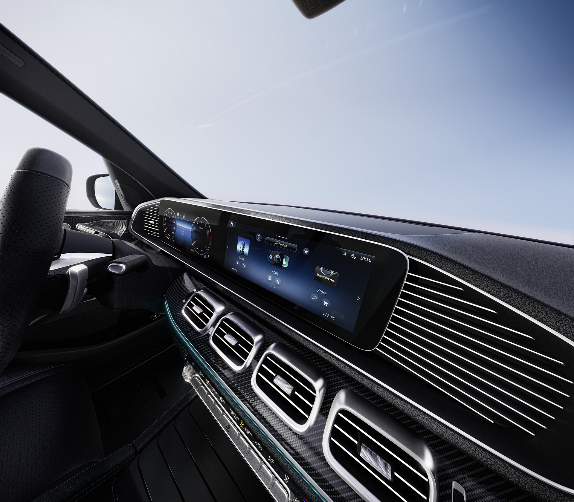 Mercedes-Benz GLE SUV MBUX Cockpit