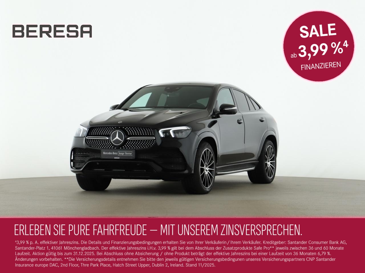 GLE 400 d 4M Coupé AMG AHK Pano Distr. Burmester