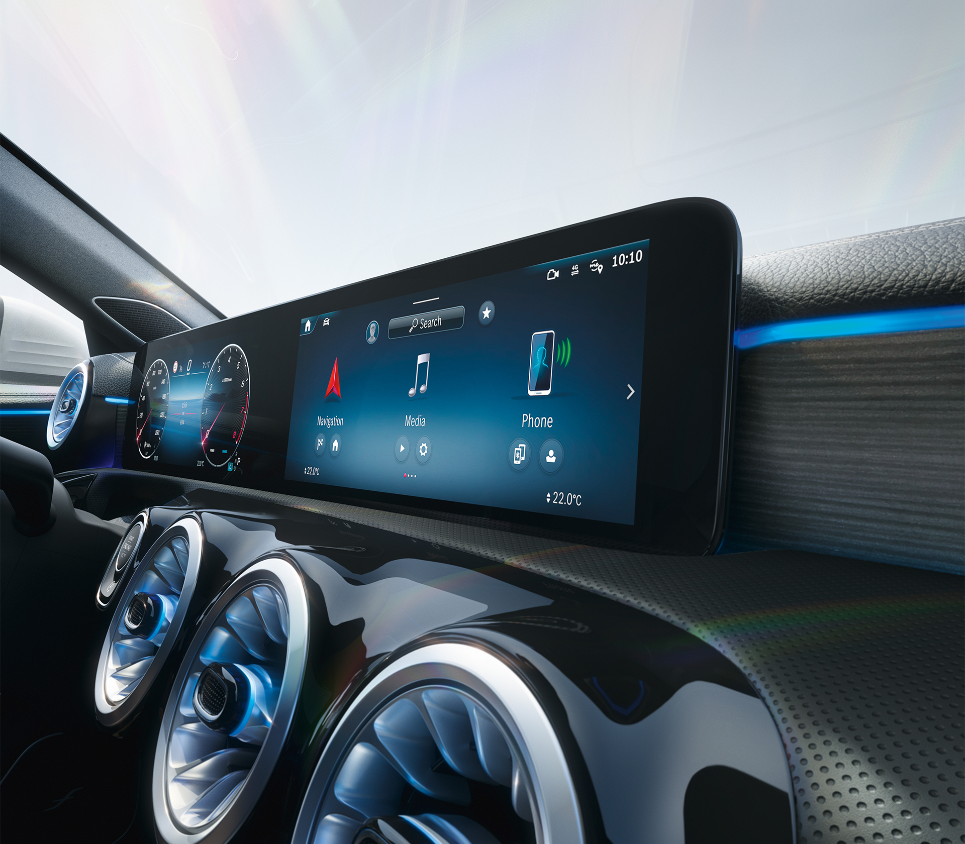 Mercedes-Benz CLA Bildschirm