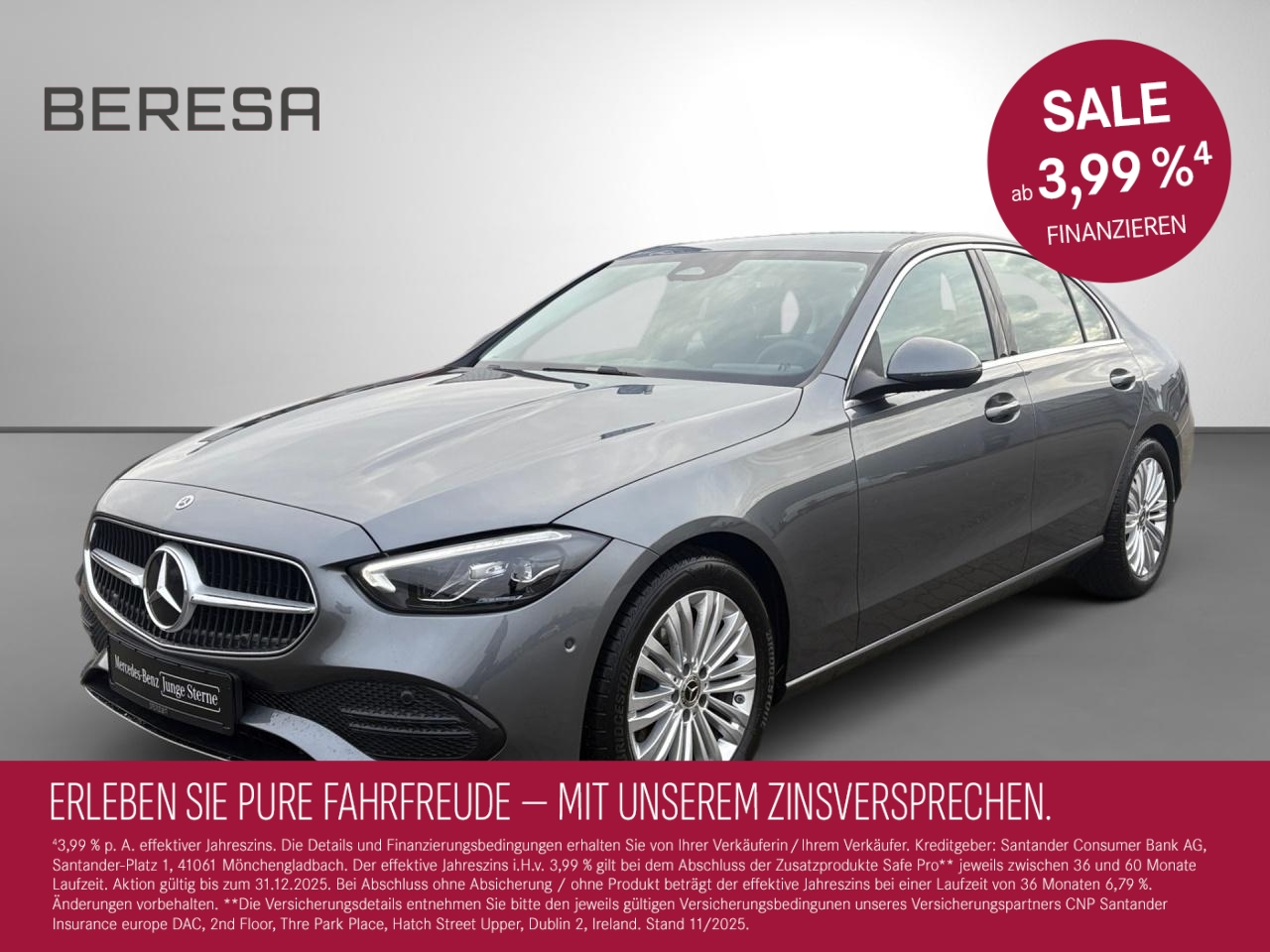 C 180 Avantgarde LED Kamera Winter-P. Metallic