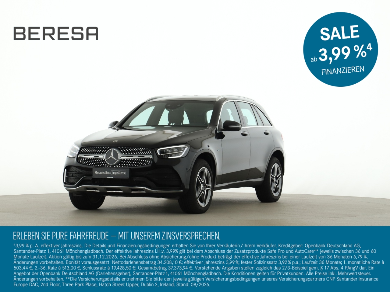 GLC 300 de 4M AMG MBUX AHK Distronic Leder LED