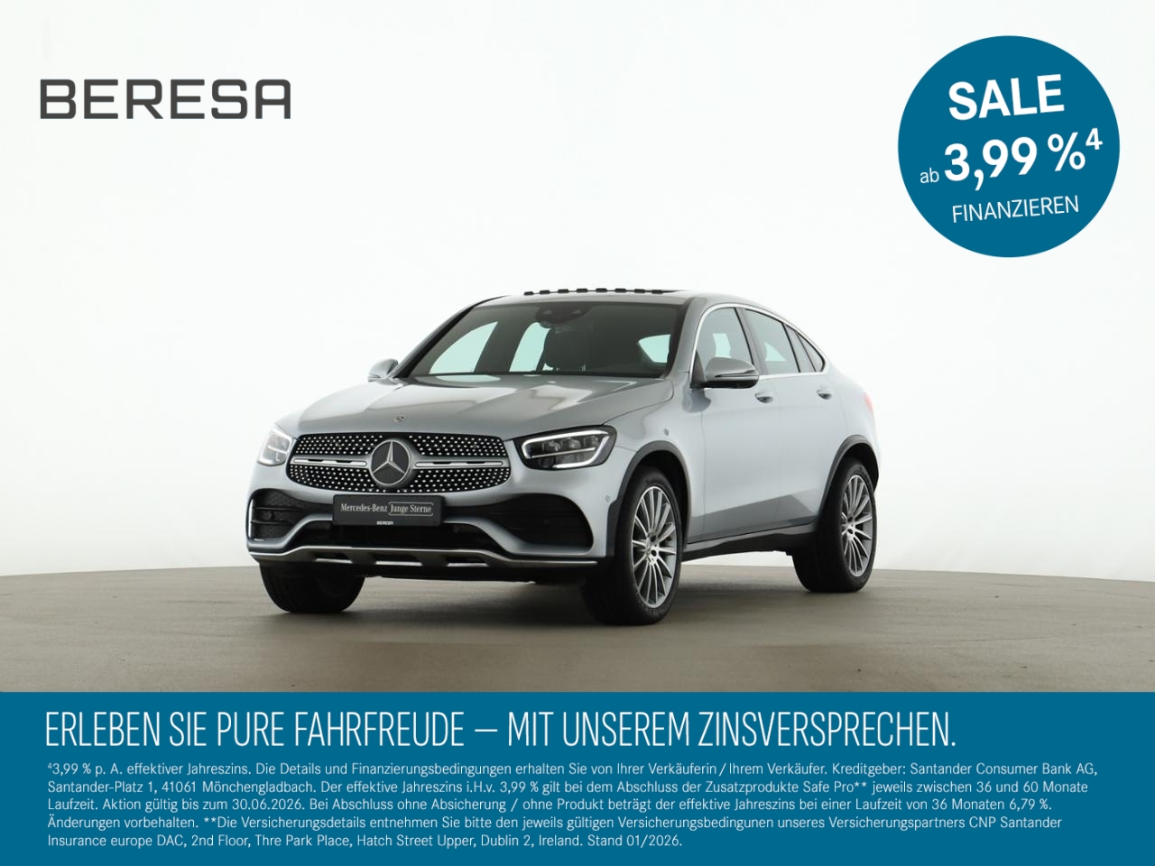 GLC 400 d 4M Coupé AMG Airmatic AHK SHD HUD 360