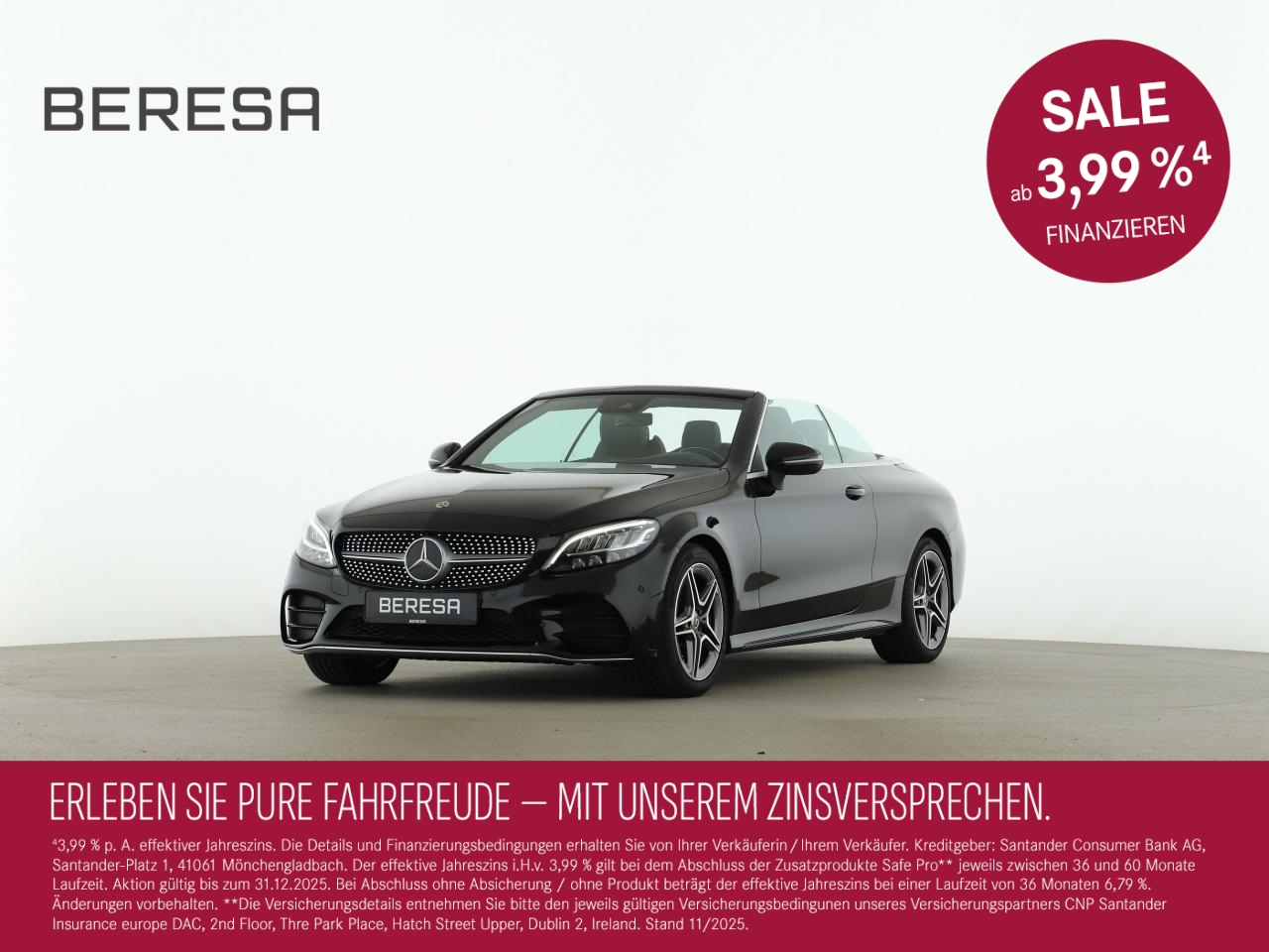 C 200 Cabriolet AMG Volldigital LED Kamera