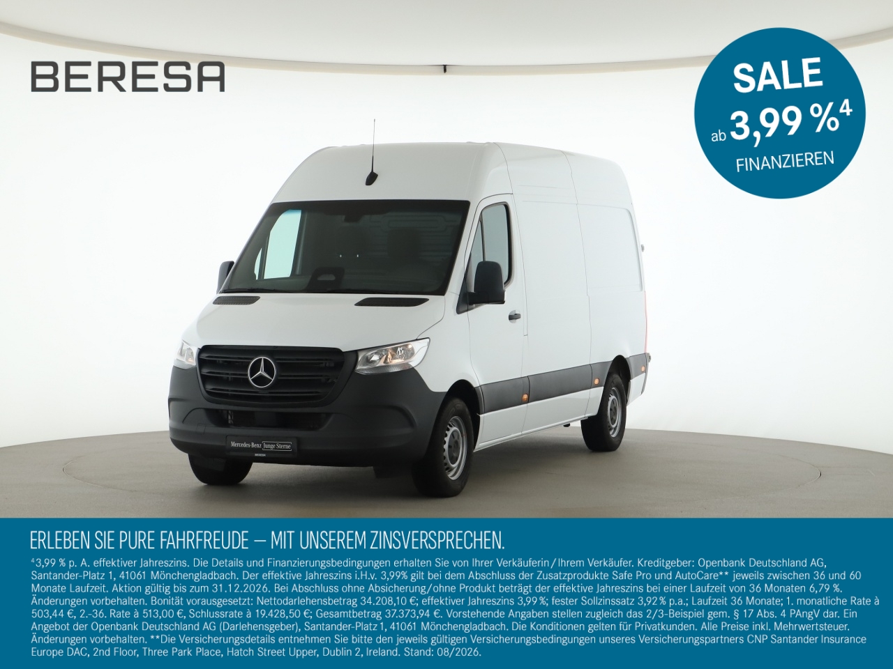 Sprinter 317 CDI Kasten Hoch Standard Pro Kamera