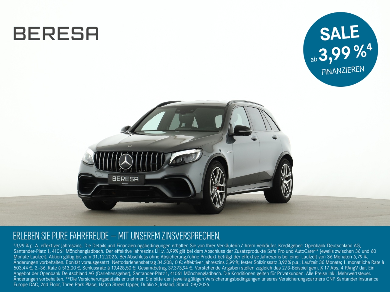 GLC 63 AMG S 4M+ Drivers AHK Night Sitzklima