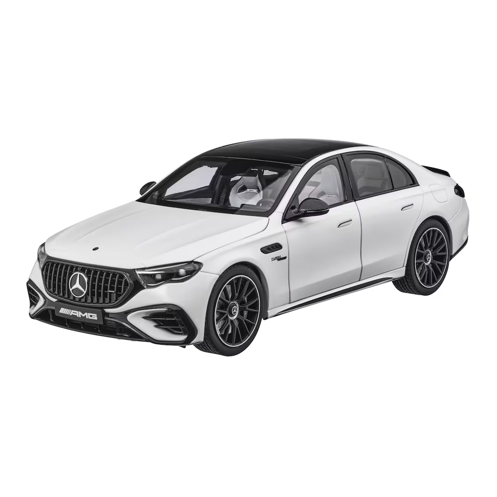 Mercedes-AMG E 53 Hybrid 4MATIC+ W214 opalithweiß magno NZG 1:18