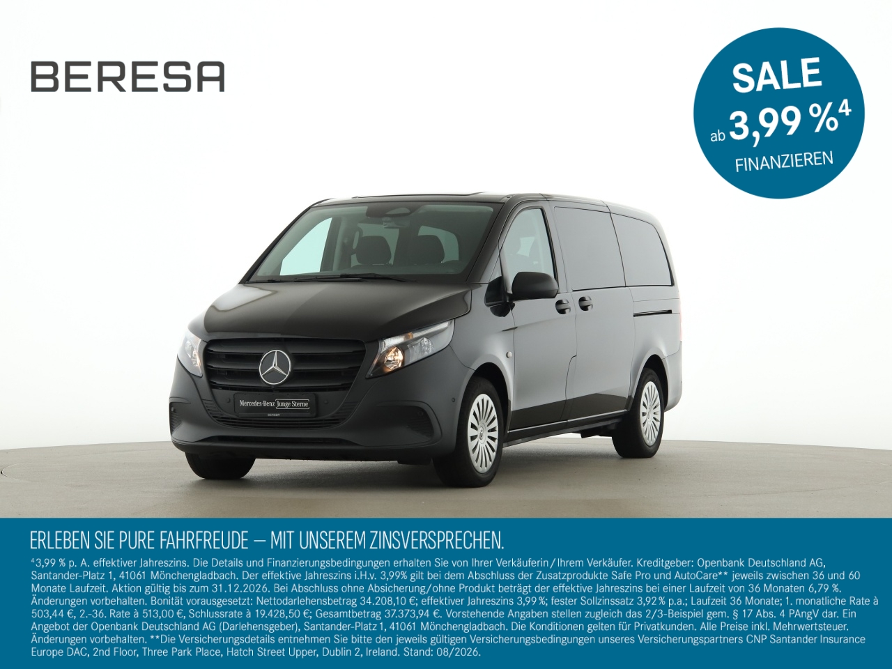 Vito 116 CDI Tourer Lang Pro 9 Sitze Kamera