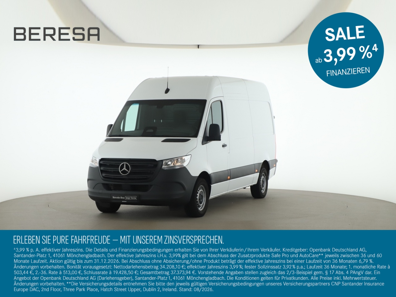 Sprinter 317 CDI Kasten Standard Hoch Pro Kamera