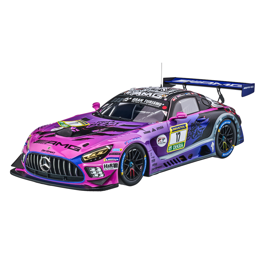 Mercedes-AMG GT3 C190 ADAC RAVENOL 24h Nürburgring 2025 Lila Minimax 1:18