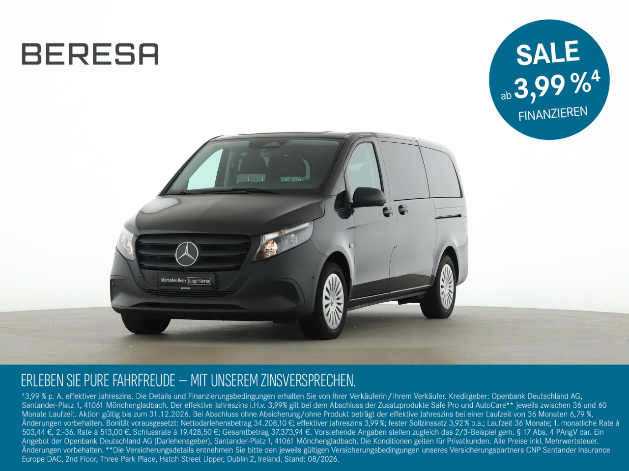 Vito 116 CDI Tourer Lang Pro 9 Sitze Kamera