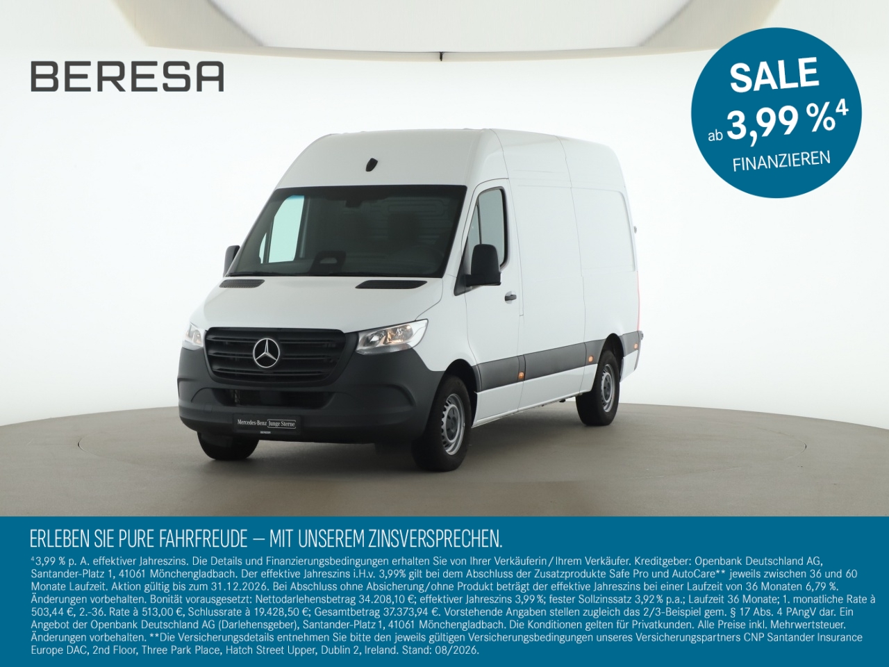 Sprinter 317 CDI Kasten Hoch Standard Pro Kamera