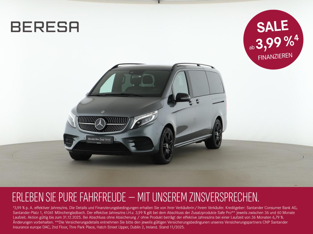 V 300 d Lang 4MATIC AMG Night TV Burmester Pano