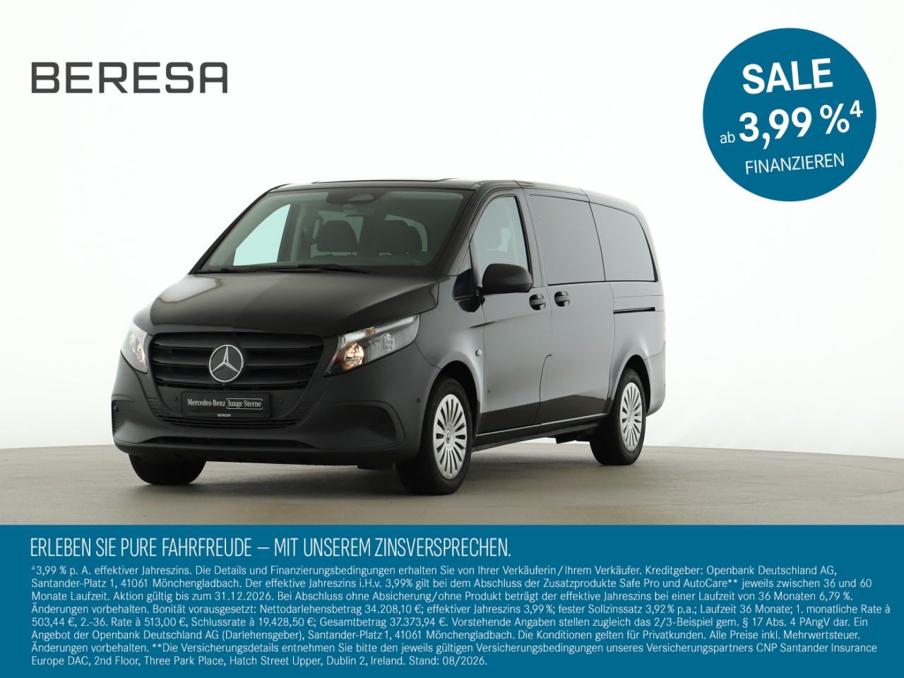 Vito 116 CDI Tourer Lang Pro 9 Sitze Kamera