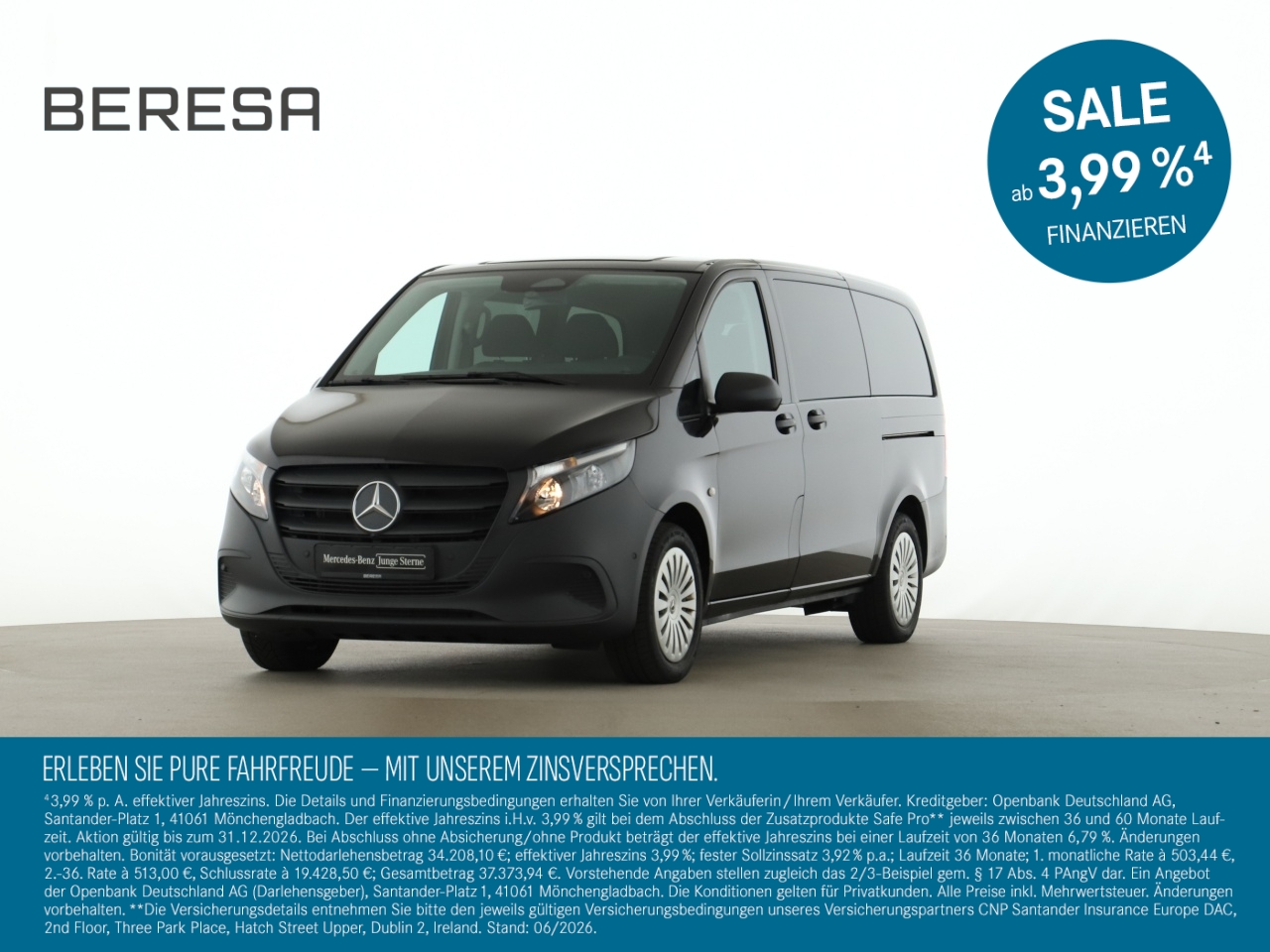 Vito 116 CDI Tourer Lang Pro *9Sitze* Kamera