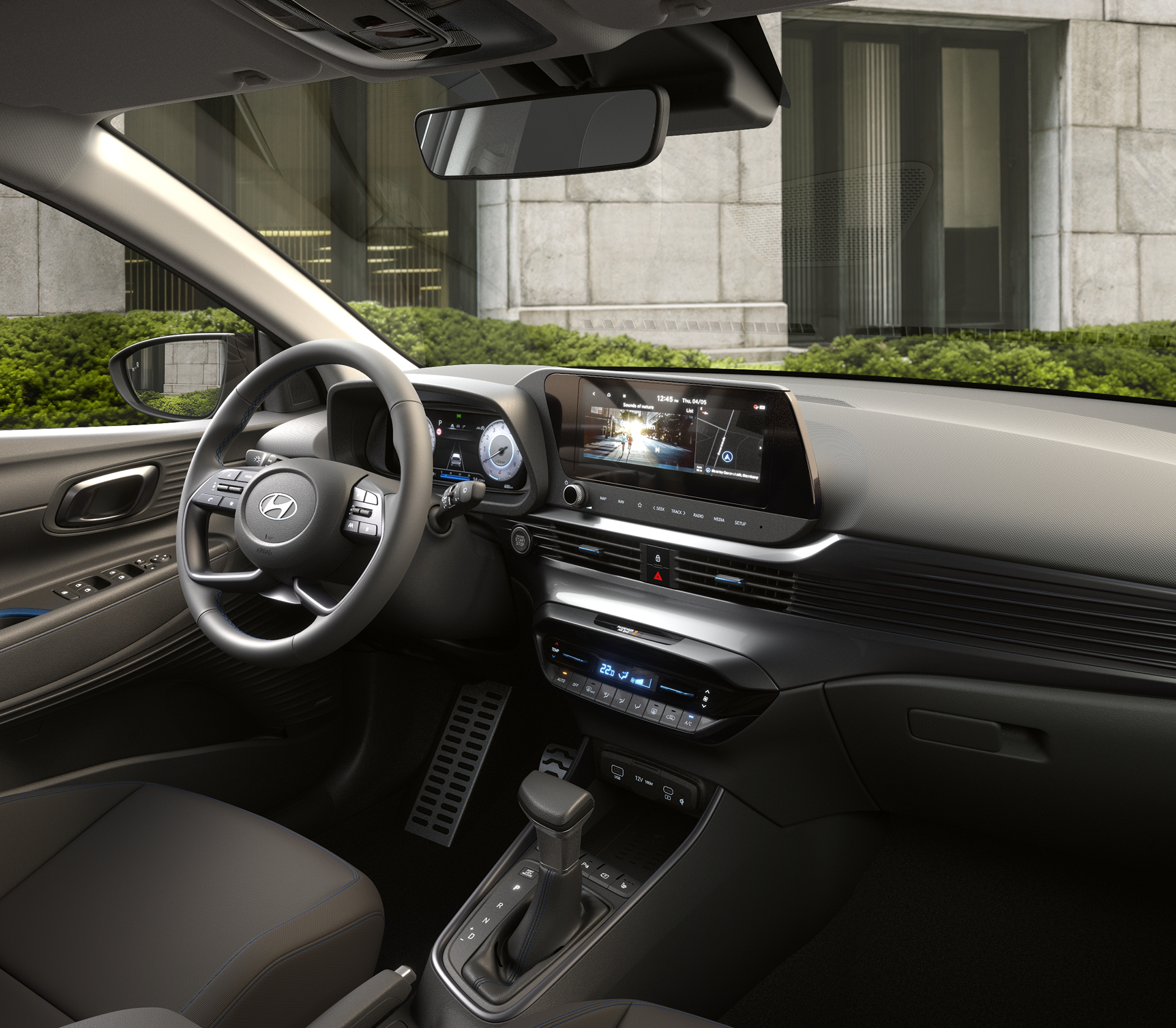 Hyundai BAYON Innenraum Cockpit und Lenkrad