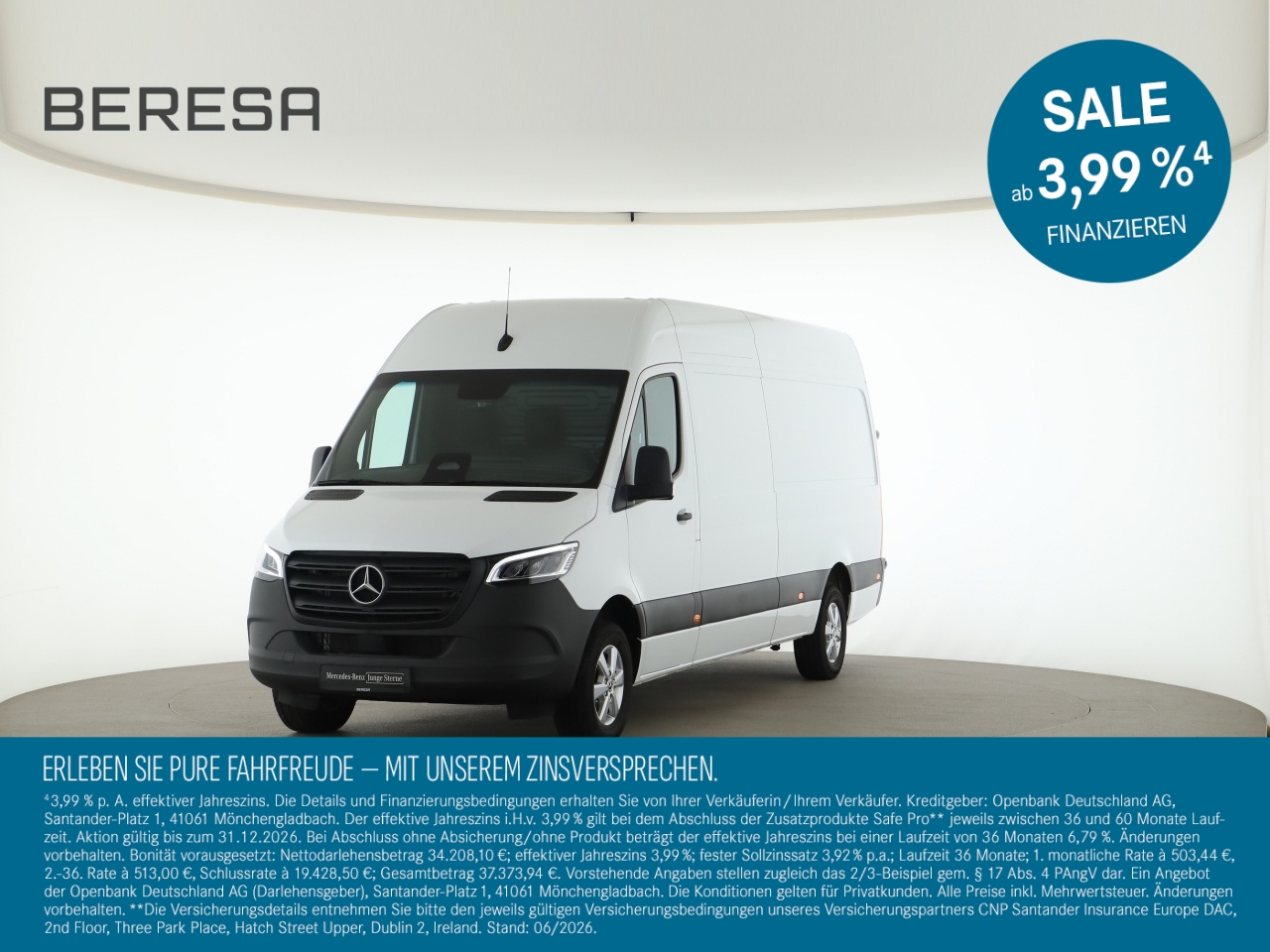 Sprinter 317 CDI Kasten Lang Hoch Pro AHK Distr.