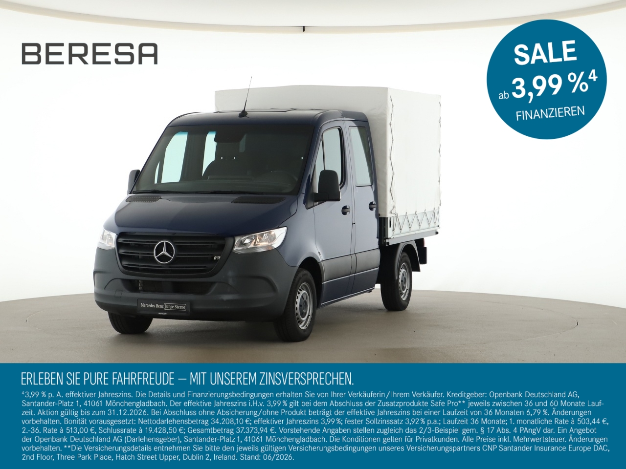 Sprinter 215 CDI Pritsche DOKA MBUX *6 Sitze*