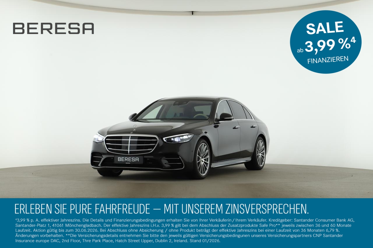S 400 d 4M AMG Airmatic HUD Leder beige 360