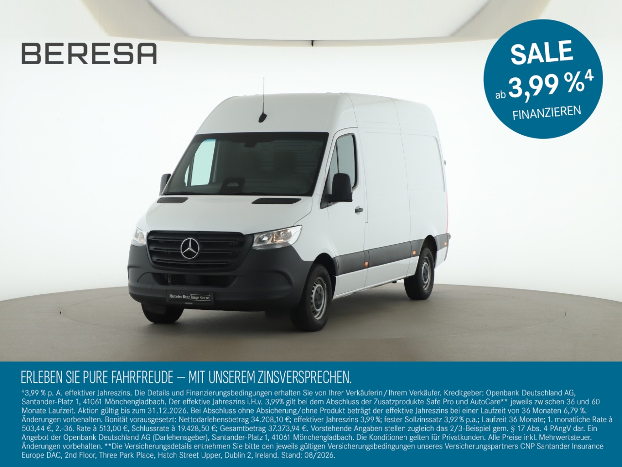 Sprinter 317 CDI Kasten Hoch Standard Pro Kamera