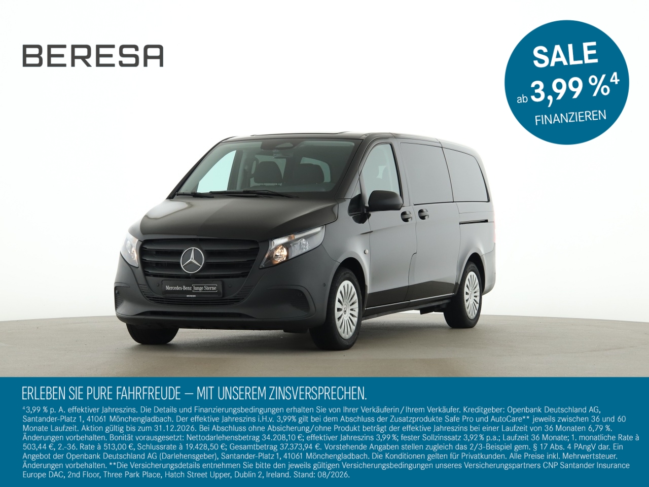 Vito 116 CDI Tourer Lang Pro 9 Sitze Kamera