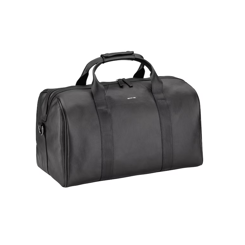 Mercedes-AMG Weekender Reisetasche Rindleder Schwarz 40 l