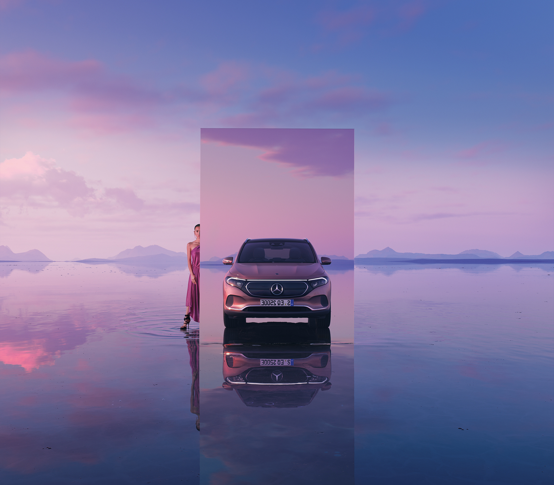 Mercedes-Benz EQA von vorne