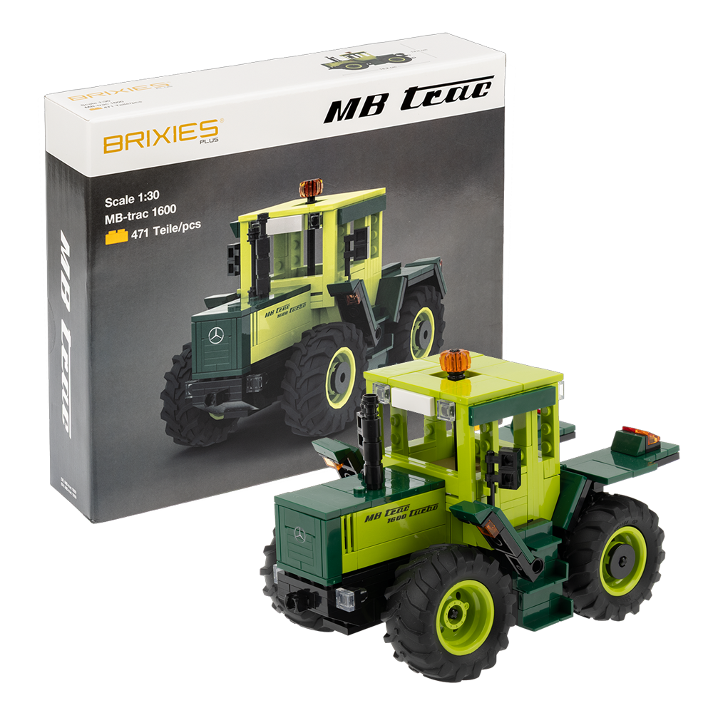 BRIXIES Plus MB Trac 1600 Klemmbaustein Modell 1:30