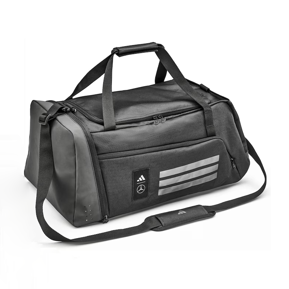 Mercedes-Benz Sporttasche adidas schwarz recyceltes Polyester mit Schuhfach