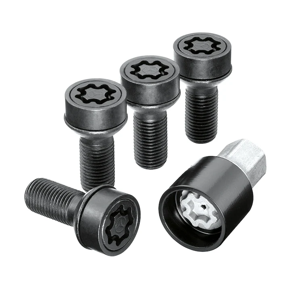 Mercedes-Benz Radsicherungssatz M14 x 1,5 x 45 - Schwarz