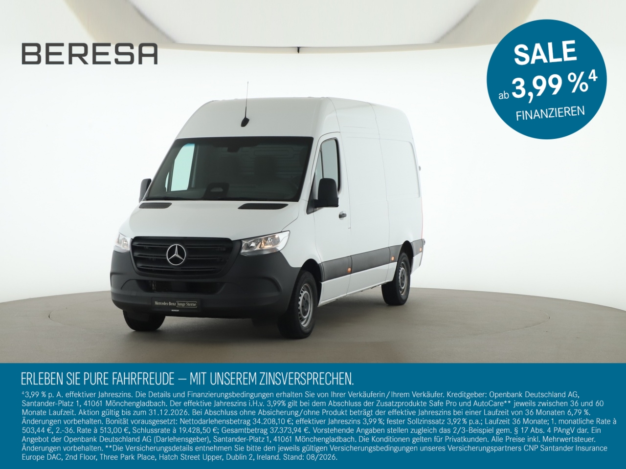 Sprinter 317 CDI Kasten Hoch Standard Pro Kamera