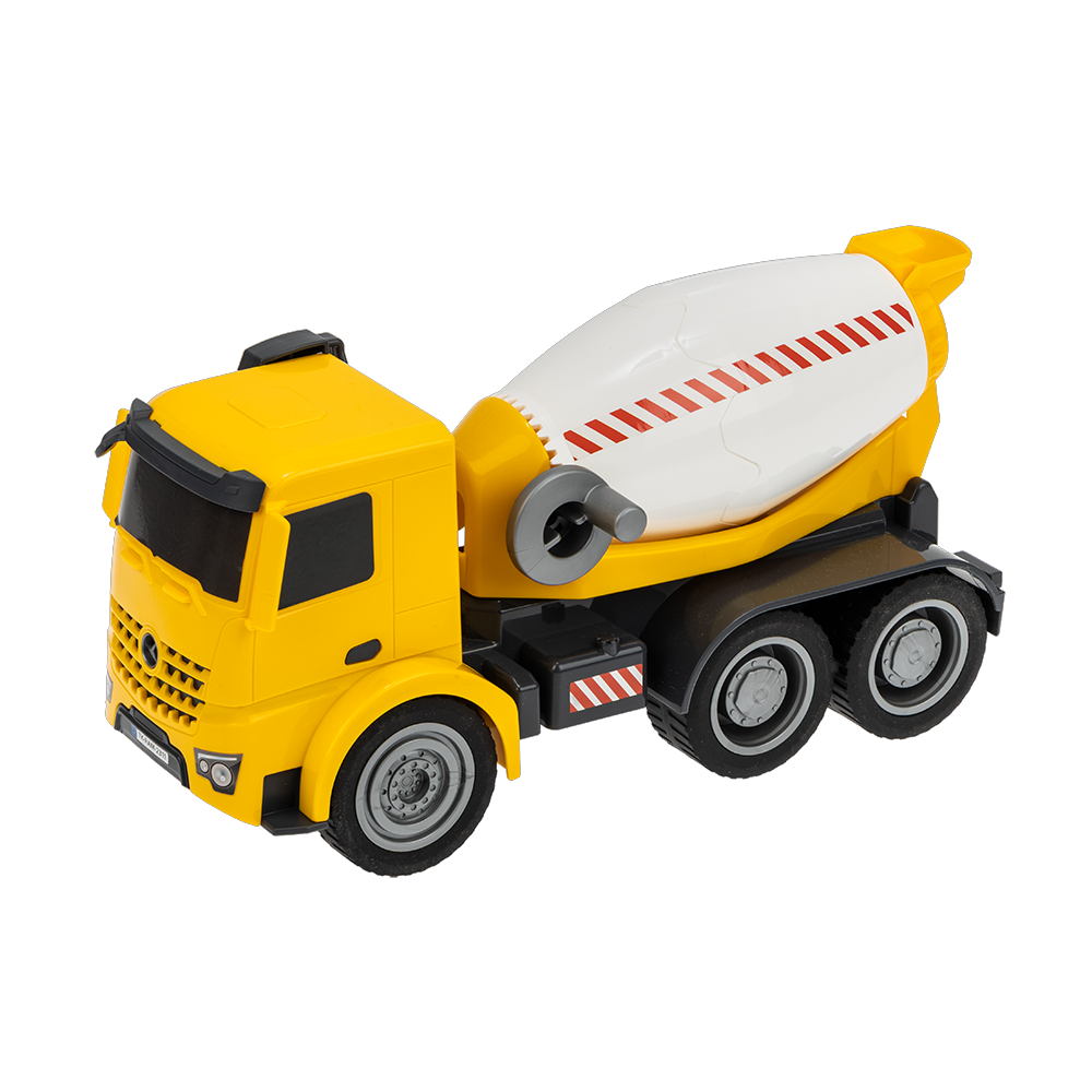 Mercedes-Benz Arocs Betonmischer Gelb mit Mischfunktion 1:24