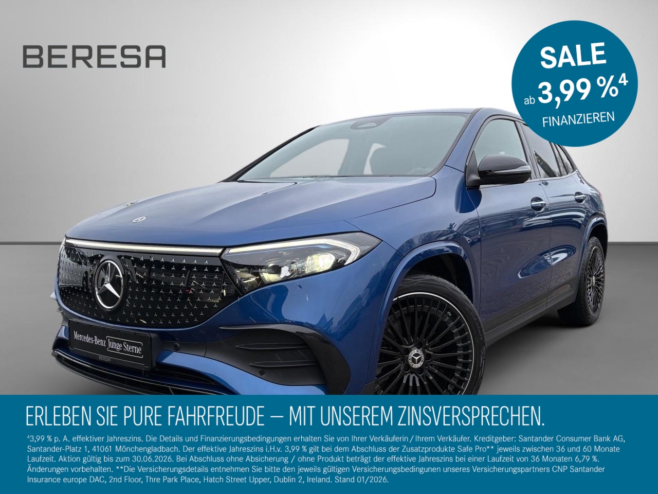 EQA 350 4M AMG Night Distronic Metallic 20 Zoll