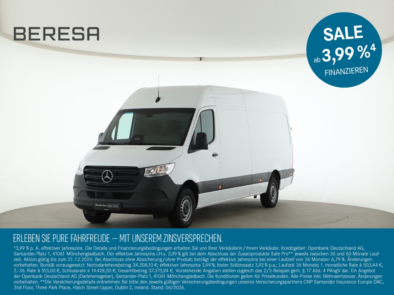 Sprinter 317 CDI Kasten Hoch Lang Pro Kamera