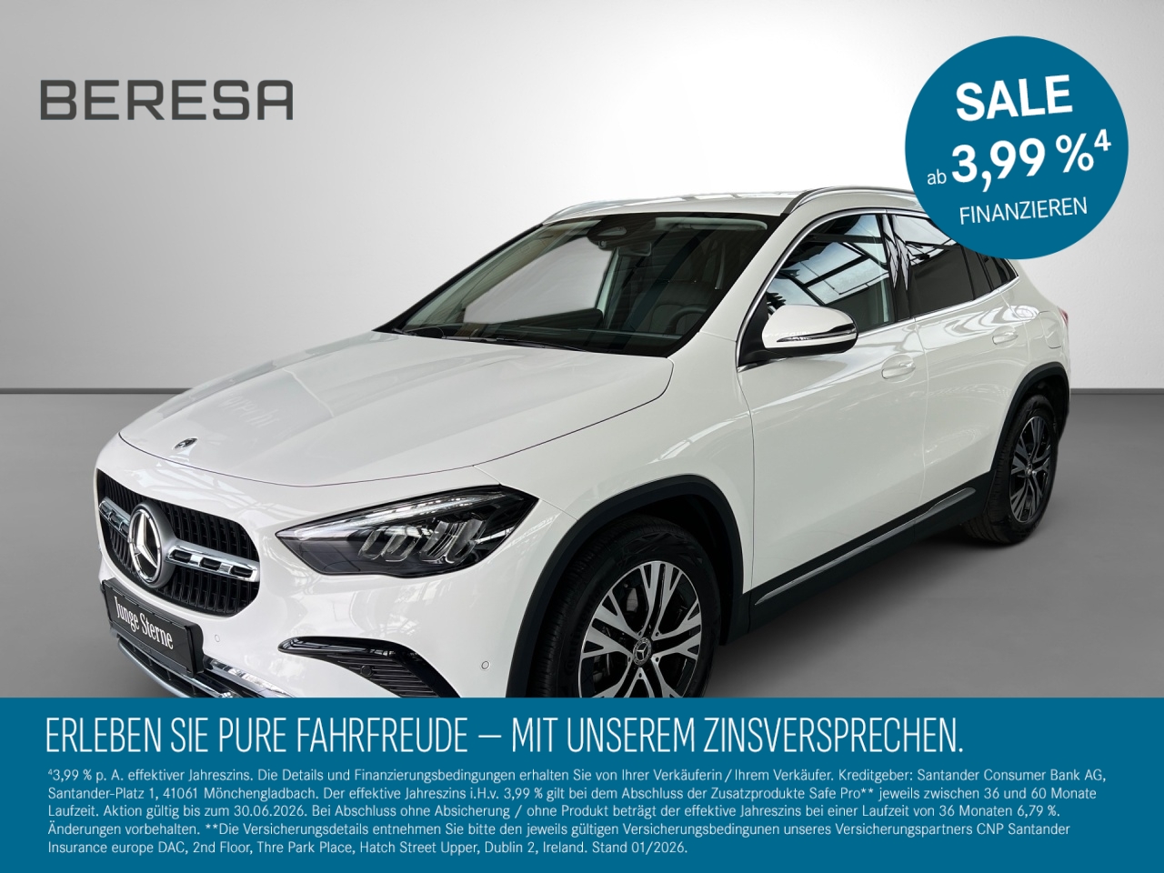 GLA 180 d Progressive getöntes Glas CarPlay LED