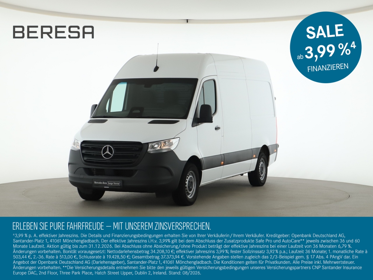 Sprinter 317 CDI Kasten Standard Hoch Pro Kamera