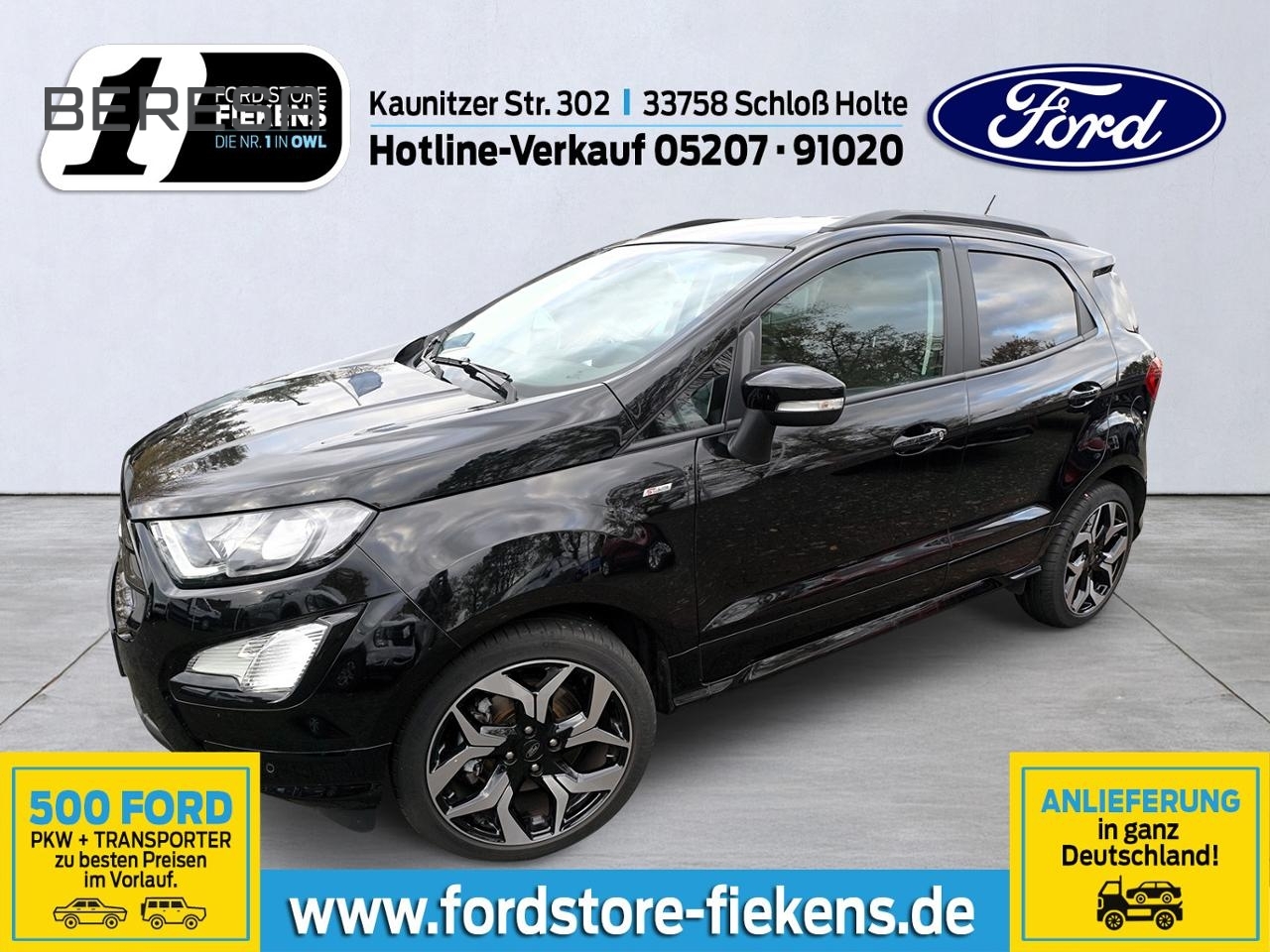 EcoSport 1.0 EcoBoost ST-Line Kamera LED Sitzhz