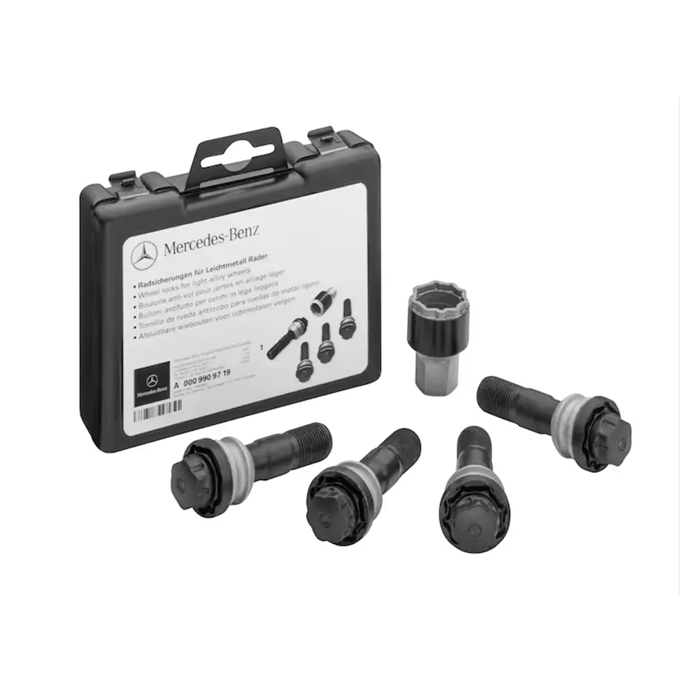 Mercedes-Benz Radsicherungssatz M15 x 1,25 x 44 - Schwarz