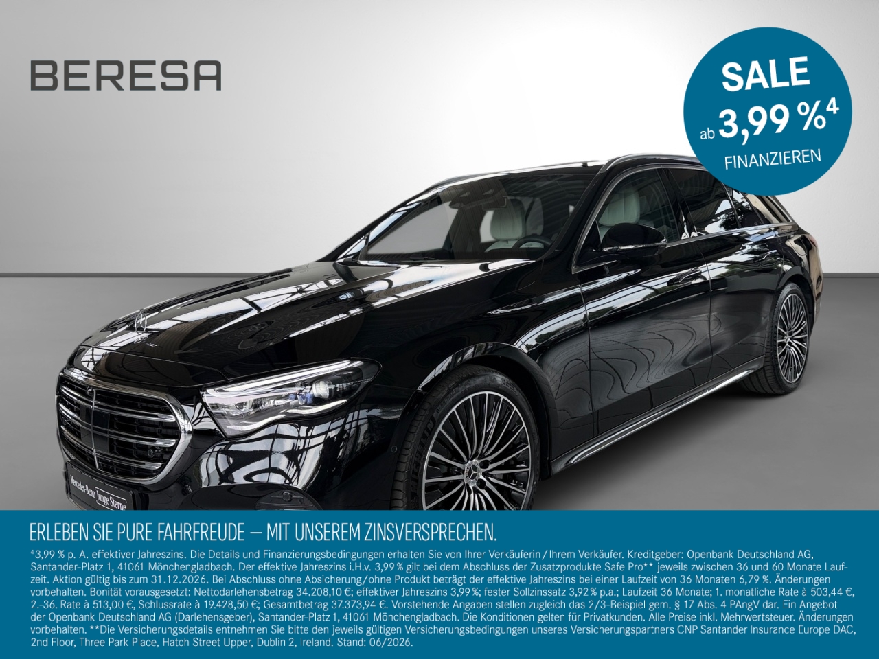 E 300 de 4M T Exclusive Pano AHK HUD 20 Zoll AMG
